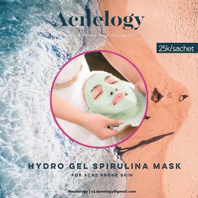 Hydro Gel Mask Spirulina Aknèlab BIG SIZE (magic relaxation mask for acne &amp; normal skin)