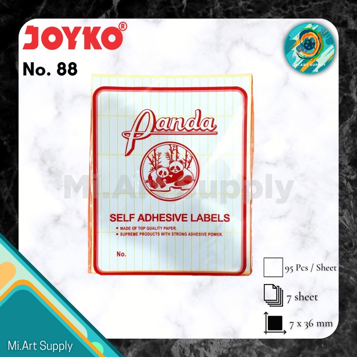 

Stiker / Self Adhesive Labels PANDA (Pilih Ukuran Stiker)