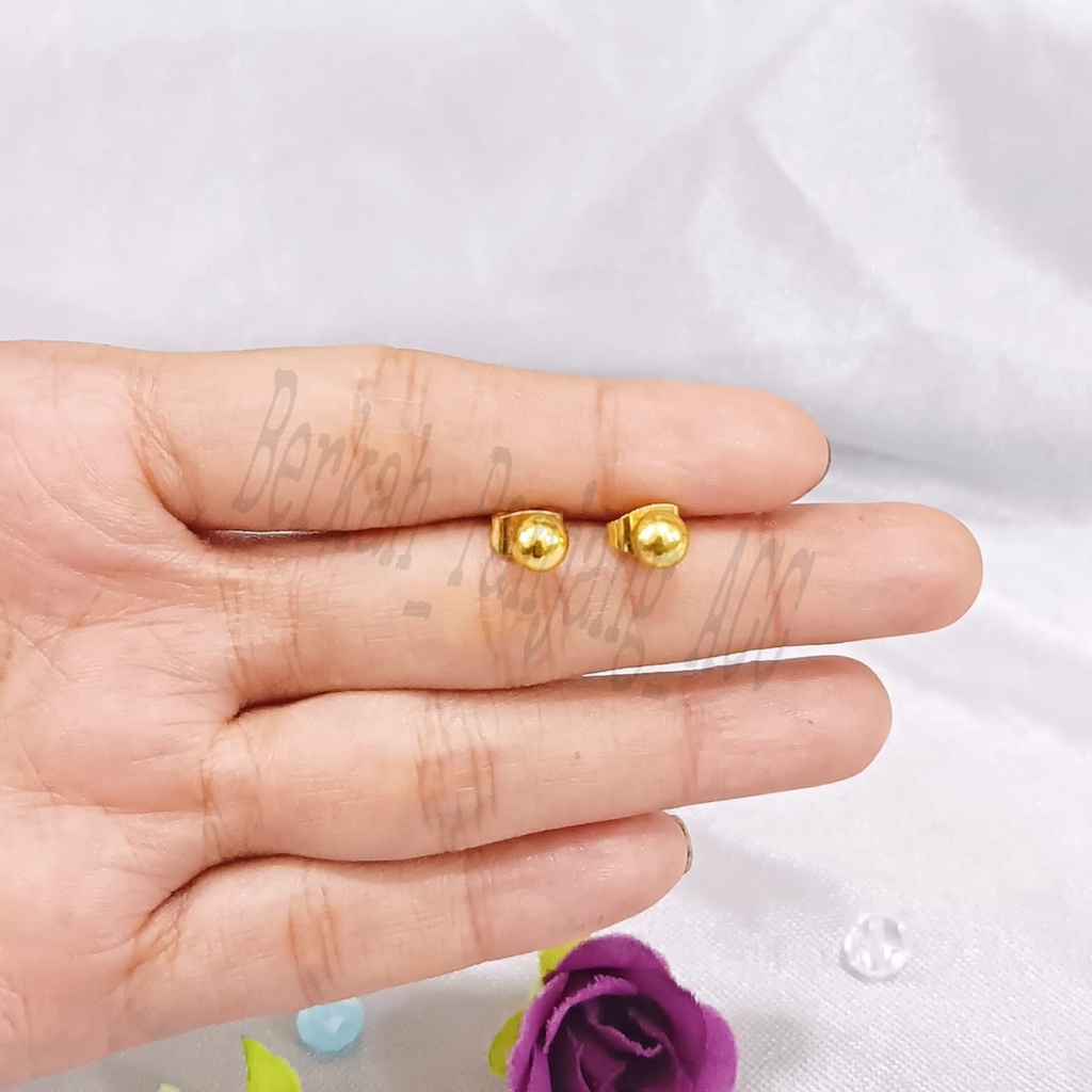 SET DEWASA KRONCONG KOTAK BAMBU perhiasan super berkelas fashion korea anti karat dan anti luntur