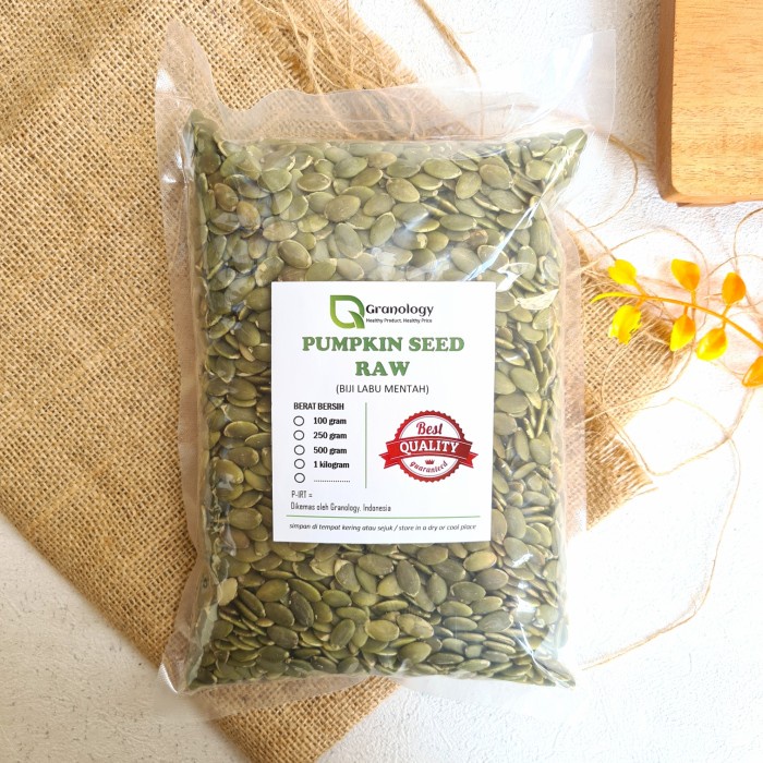 

Q124521 Biji Labu Mentah / Raw Pumpkin Seed - 1 Kg Dw501Sqs