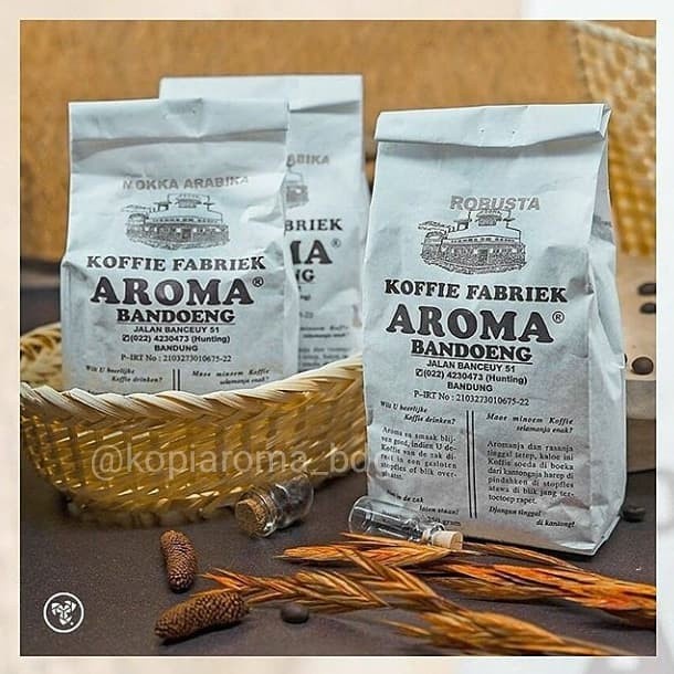 

H2J0U12J1U Kopi Aroma Bandung 250Gr Fresh Asli 100% / Robusta, Mokka Arabika, Mix - Robusta, Giling