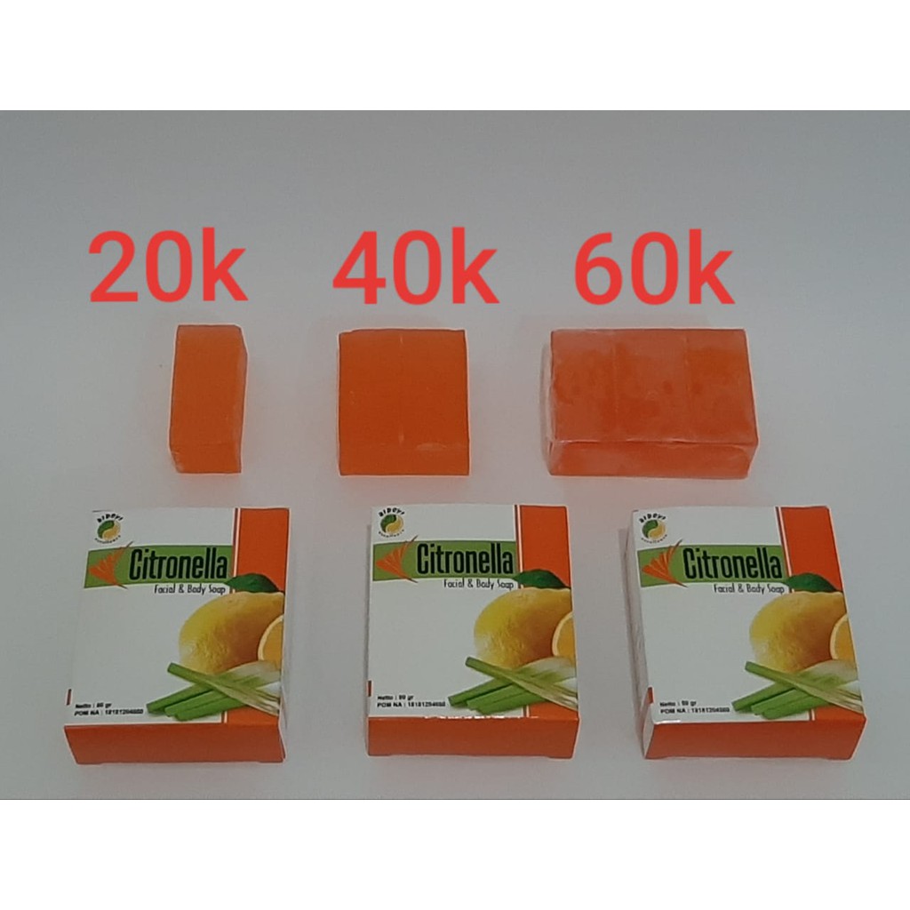 Sabun Citronella Original / Bidoyi Citronella BPOM / Serum Cosme Vit C