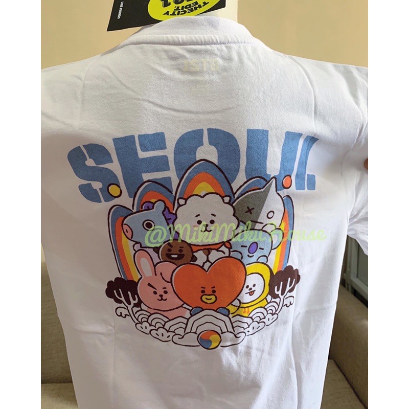 OFFICIAL BT21 CITY EDITION TSHIRT BT21 KAOS LINE STORE TSHIRT BAJU BT21 KOREA LINE FRIENDS