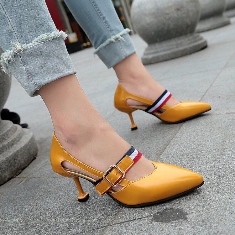 SEPATU HEELS WANITA S030 HIGH HEELS WANITA IMPORT SEPATU FASHION WANITA TERLARIS MURAH MODERN BAGUS