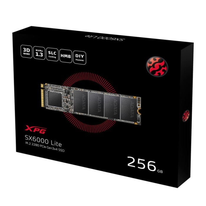 SSD NVMe M2 PCIe SSD XPG ADATA SX6000 Internal 256GB Slot M.2 PCIe