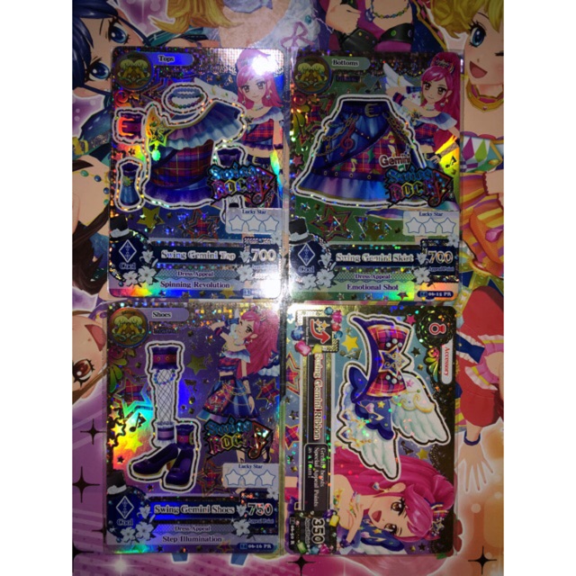 Kartu Aikatsu Premium Season 2 Ver 6 Swing Gemini FULL SET
