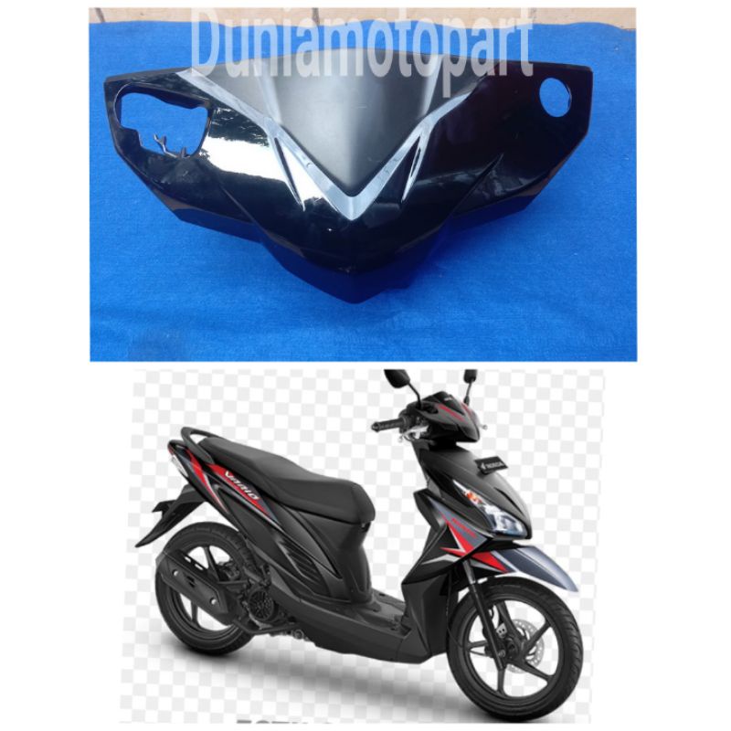 Batok kepala depan Vario 110 fi LED hitam 2015 2016