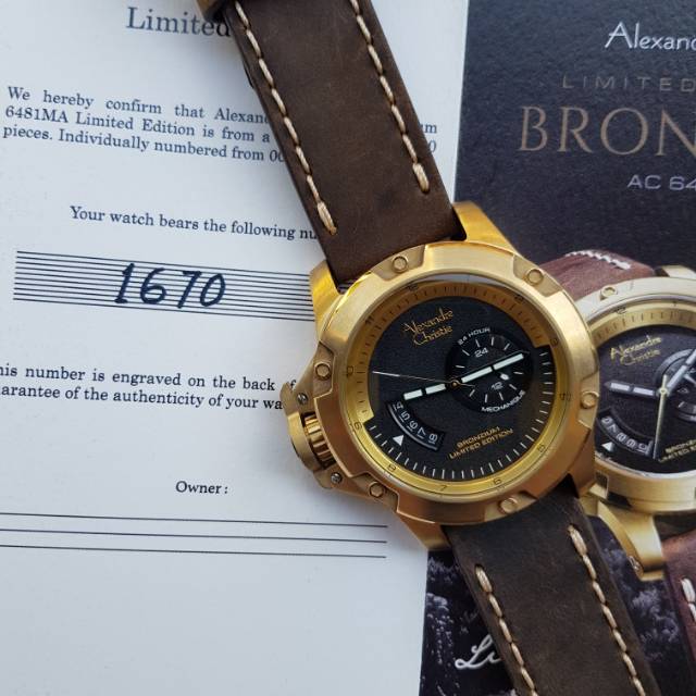 Alexandre Christie 6481 Bronzium Limited Edition No.1670