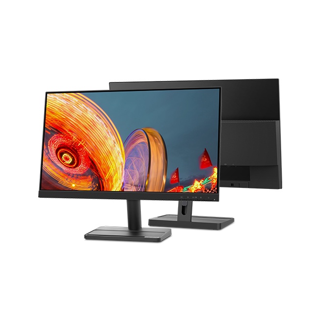 Monitor LED Lenovo L24E L24E-30 24&quot; 1080p VGA HDMI Audio Out Vesa 75Hz NAMPOL HEMAT GAN