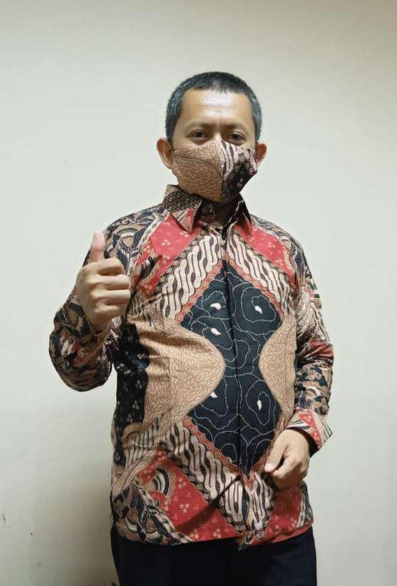 Baju Batik Pria Lengan Panjang Slim Fit Modern Kemeja Batik Furing Jawa Solo Slimfit Premium Pcw008