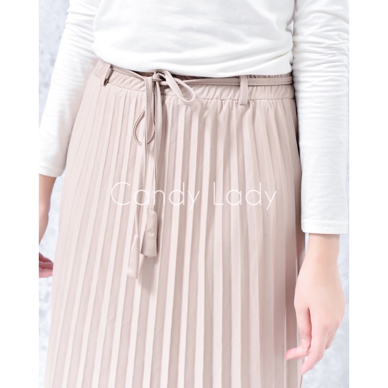 Rok Plisket Free Belt