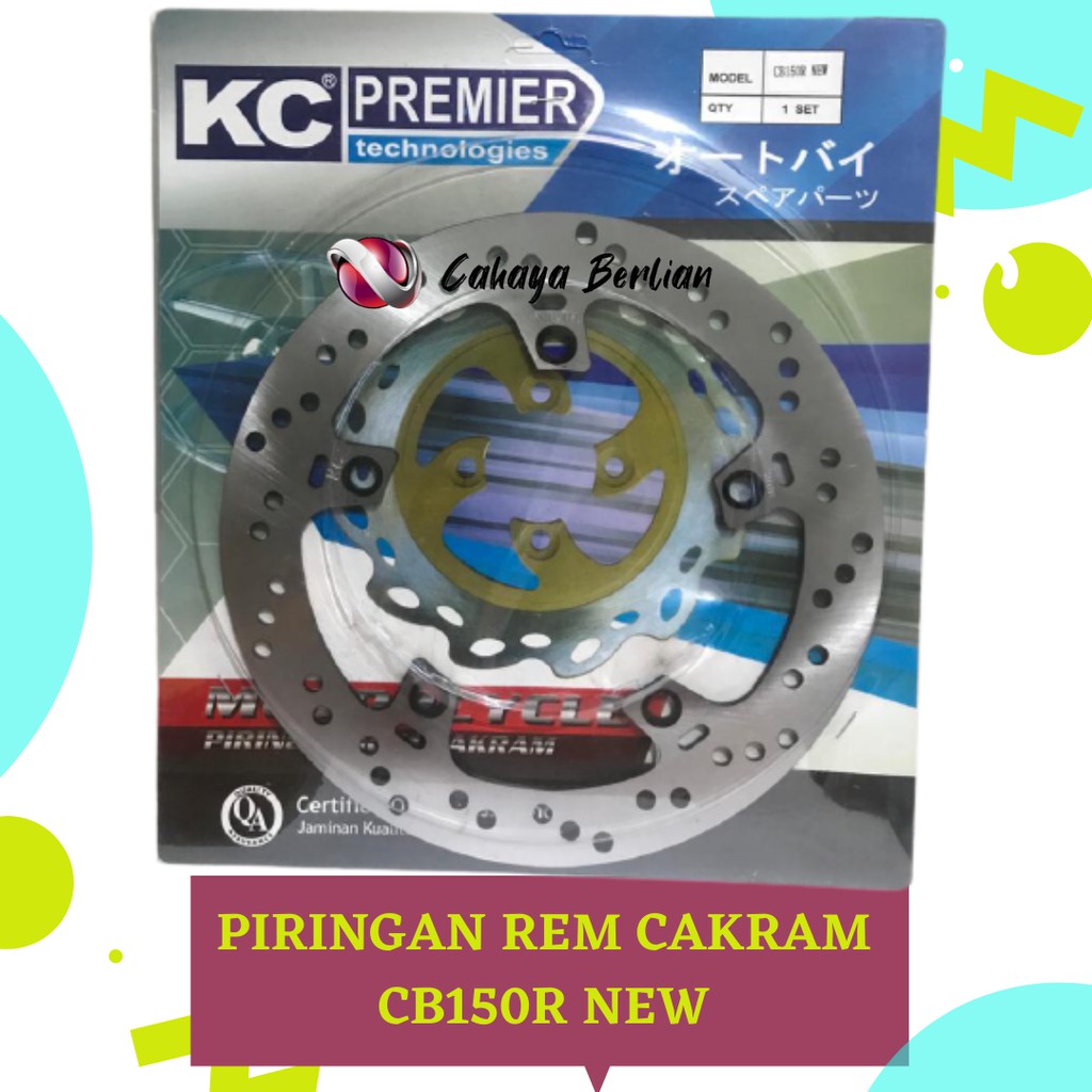 PIRINGAN REM CAKRAM CB150 R NEW / PIRINGAN REM CAKRAM CB 150 R NEW  KC