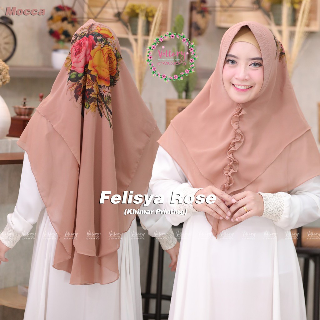 Felisya Rose printing Original Vallery Hijab
