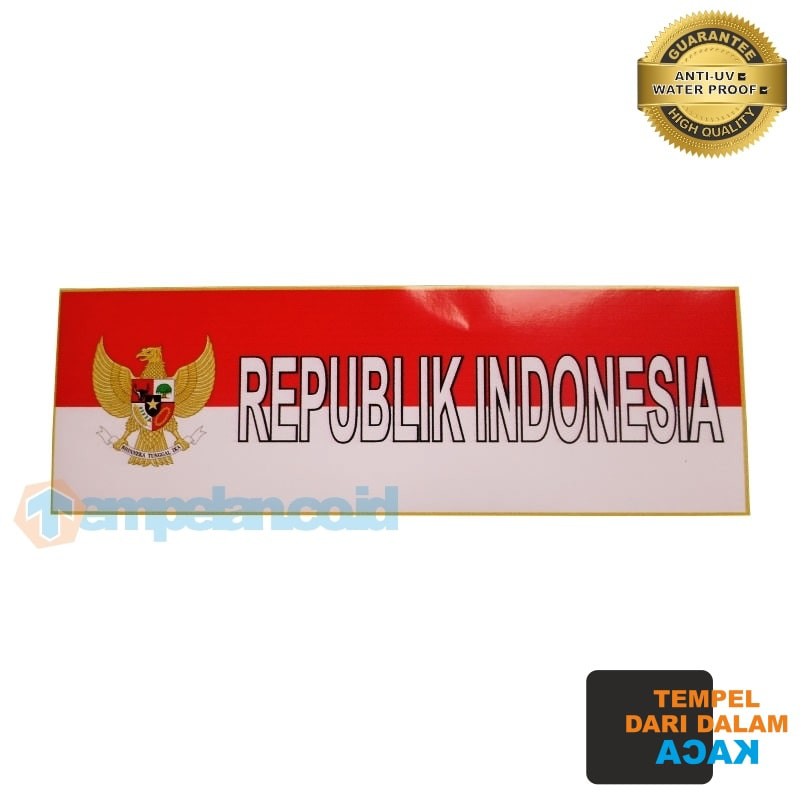 

STIKER REPUBLIK INDONESIA MERAH PUTIH (TEMPEL DALAM KACA)