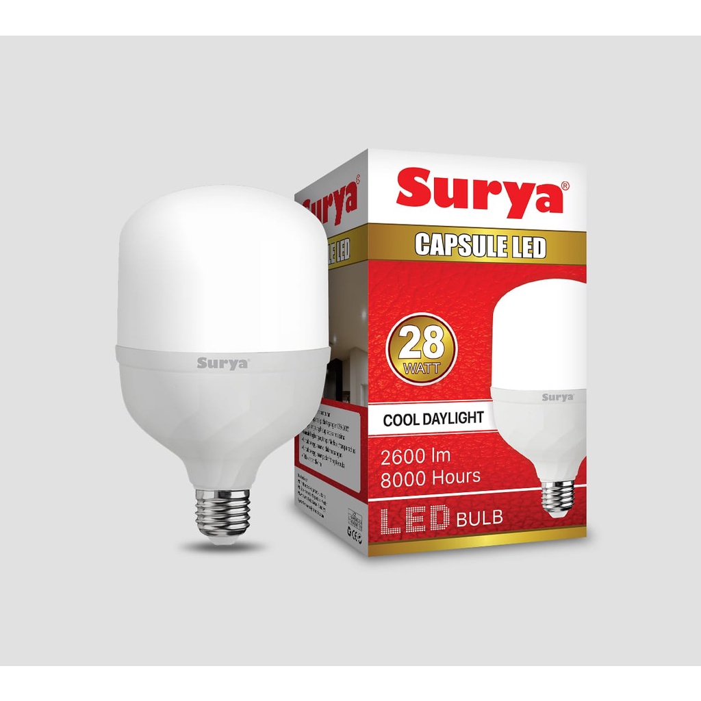 Bohlam LED Surya Capsule New 6 9 14 18  Watt Lampu LED harga Promo