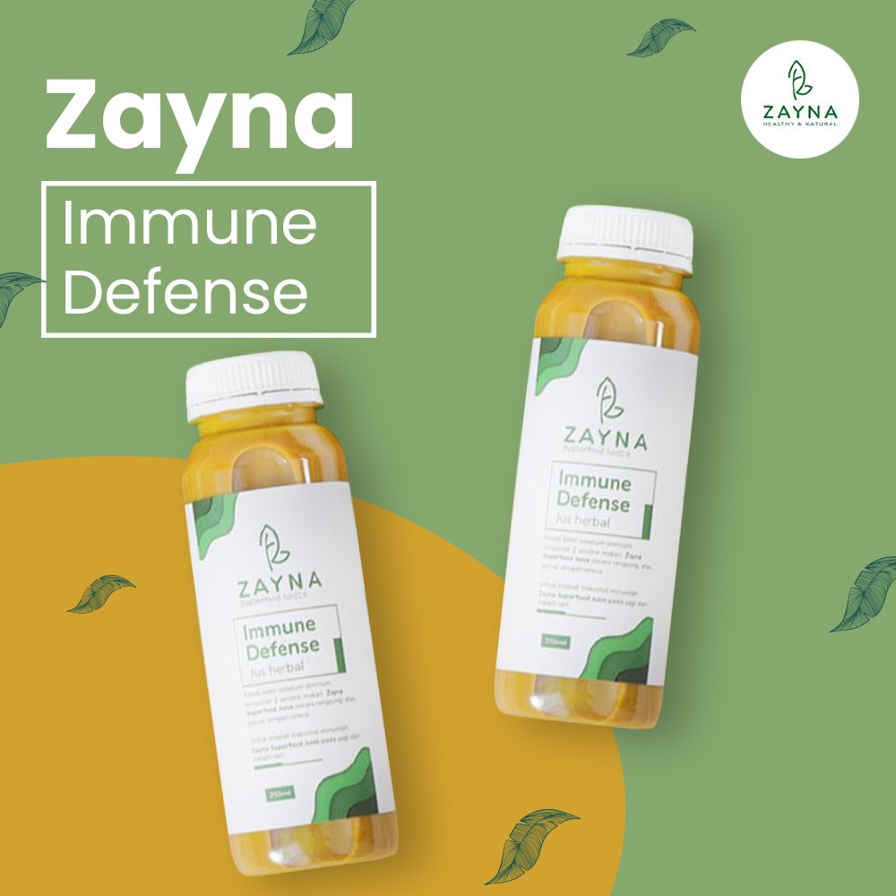 

ZAYNA – ZAYNA IMMUNE DEFENSE – ZI001/ MINUMAN HERBAL BERNUTRISI MURNI PERASAN SARI BUAH DAN HERBAL