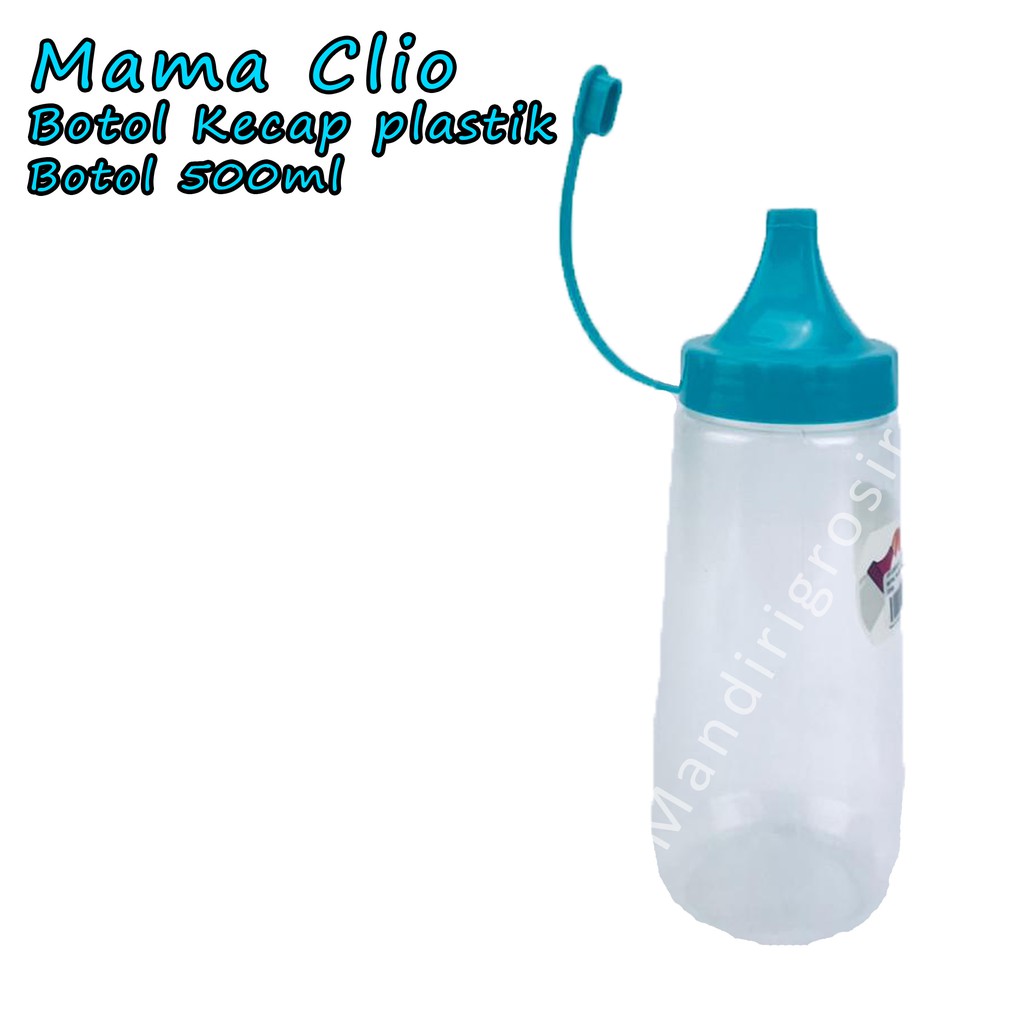 Botol Kecap plastik *Mama Clio * Biru 1044 * 500ml