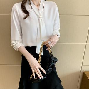 [KODE PRODUK NAH8O6597] baju kemeja wanita kerja kantoran lengan panjang casual import kekinian 2021