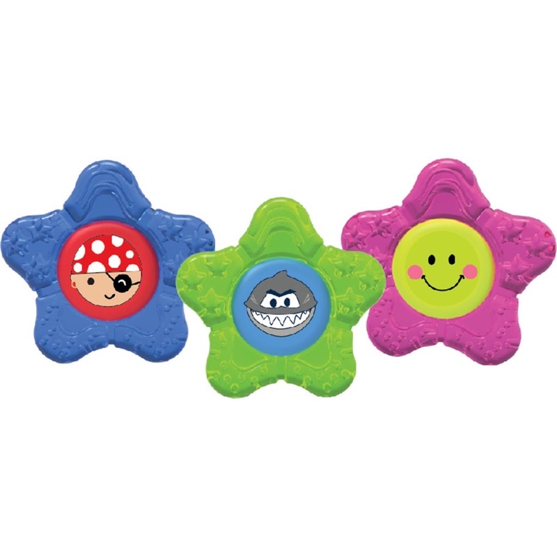 Baby Safe Rattle Star Teether Filled with Purified Water - Mainan Gigitan Bayi Bentuk Star TT010 /Teether bayi