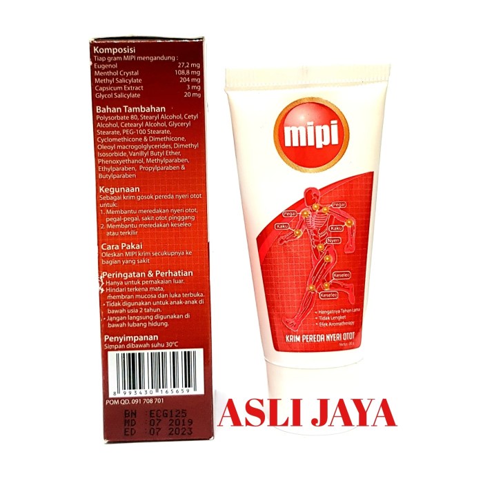 MIPI CREAM 30GR - KRIM PEREDA NYERI OTOT AMPUH