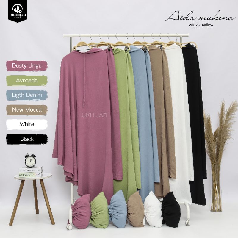 MUKENA AIDA CRINKLE / MUKENA JUMBO / MUKENA CRINKLE MURAH