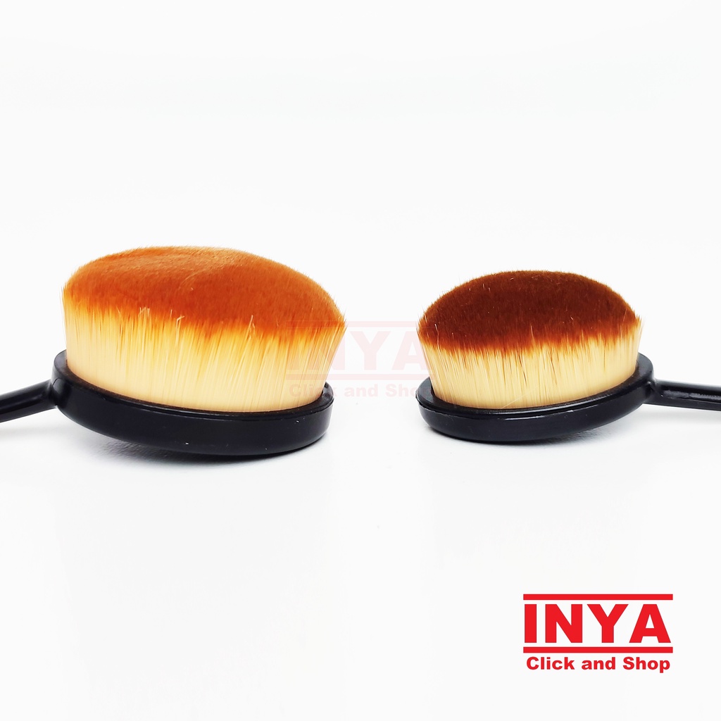 KUAS OVAL BLENDING BRUSH FOUNDATION KECIL - Alat Makeup