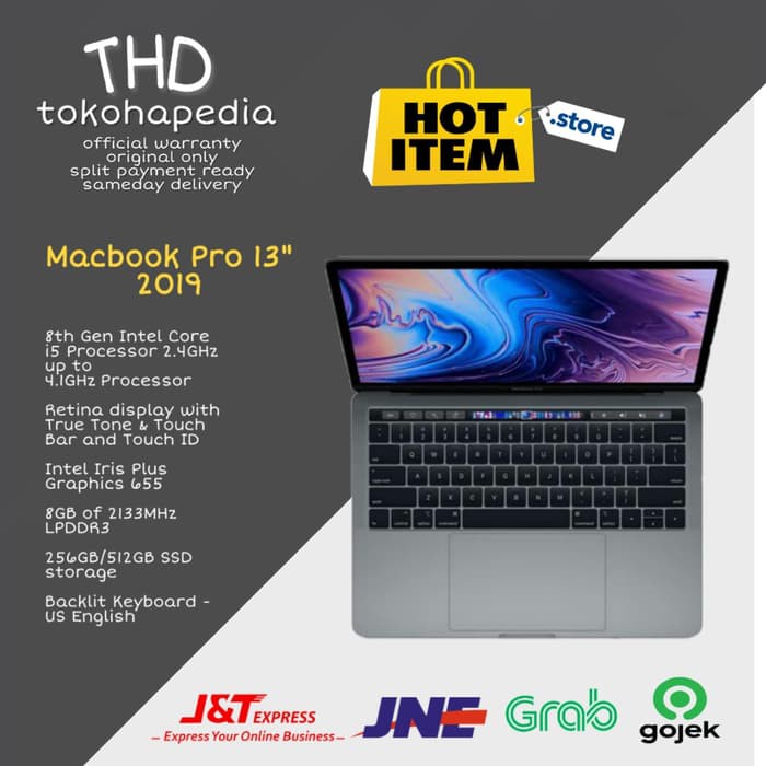 Macbook Pro 2019 Mv962 Grey 13 Inch 256gb 8gb Mv992 Silver 256 Shopee Indonesia