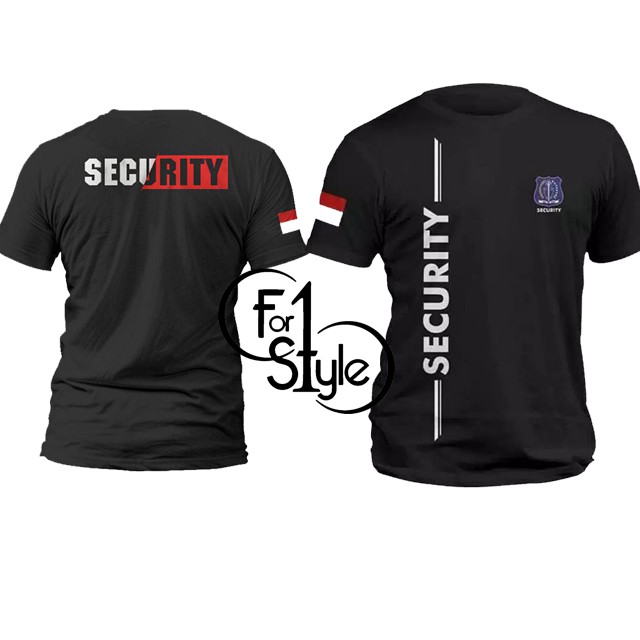 baju kaos security - T-SHIRT SECURITY SATPAM - KODE 07 KAOS SECURITY