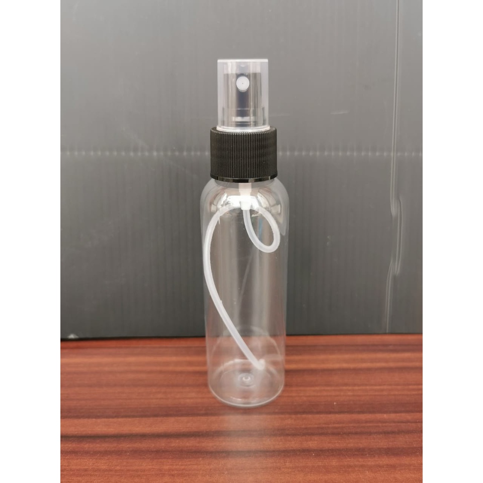 Botol SPRAY sprai Bright PET 100 ml 100ml Bening Clear Transparan
