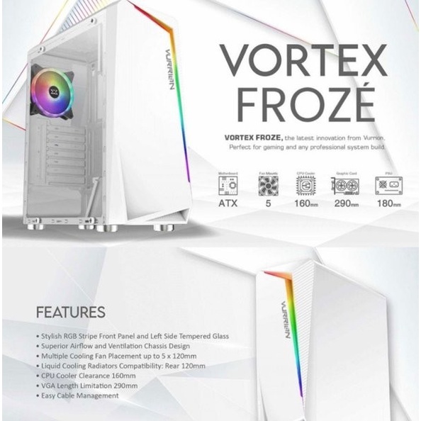 CASING VURRION VORTEX FROZE WHITE