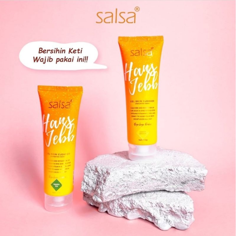 [BPOM] Salsa Hans Jebb Gel Skin Cleanser Perontok Daki | Green Tea Lemon