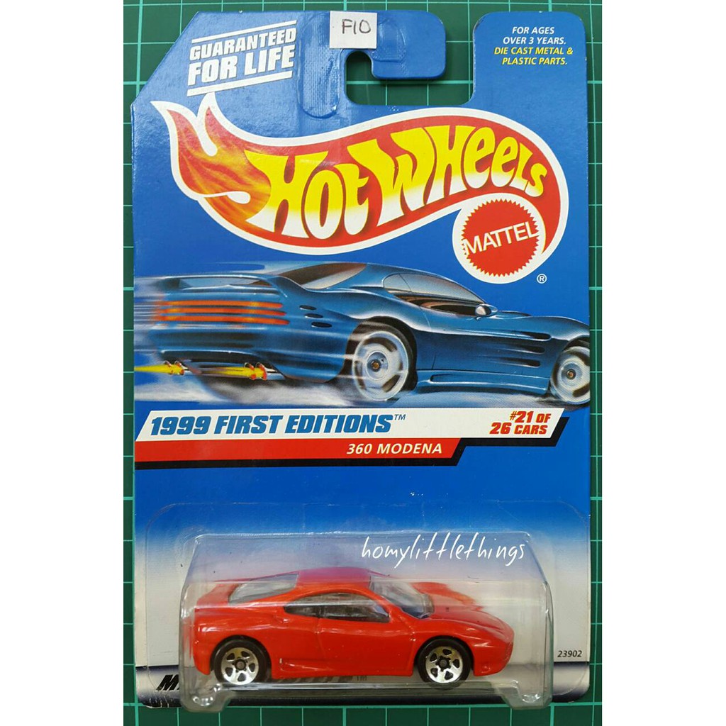 Hot Wheels : Ferrari 360 Modena First Edition Red Hotwheels Supercar