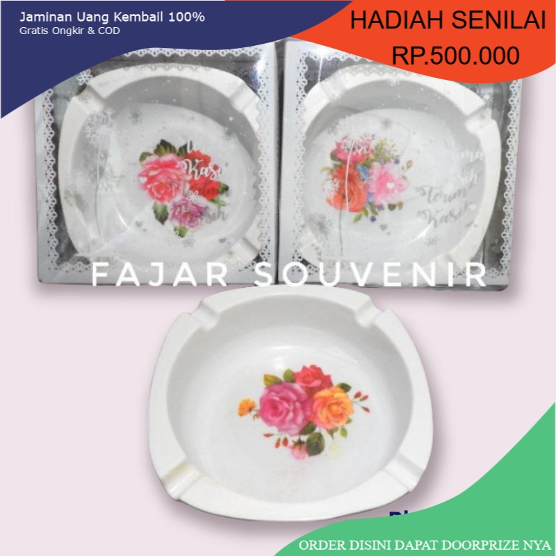 TERMURAH Souvenir Pernikahan Asbak Melamin Kemas Mika Motif Souvenir Termurah souvenir pernikahan mu