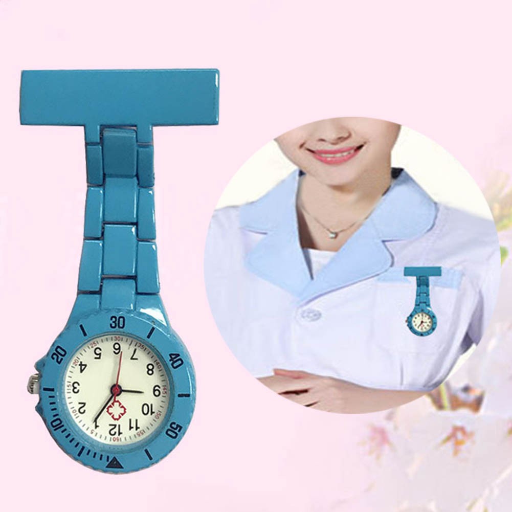 Jam Saku Perawat Medis Dokter Nurse Watch Quartz Analog Bahan