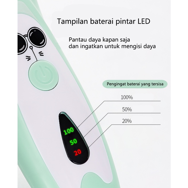 Alat Cukur Rambut Elektik Untuk Bayi dan Anak-Anak Hair Clip YD-0560