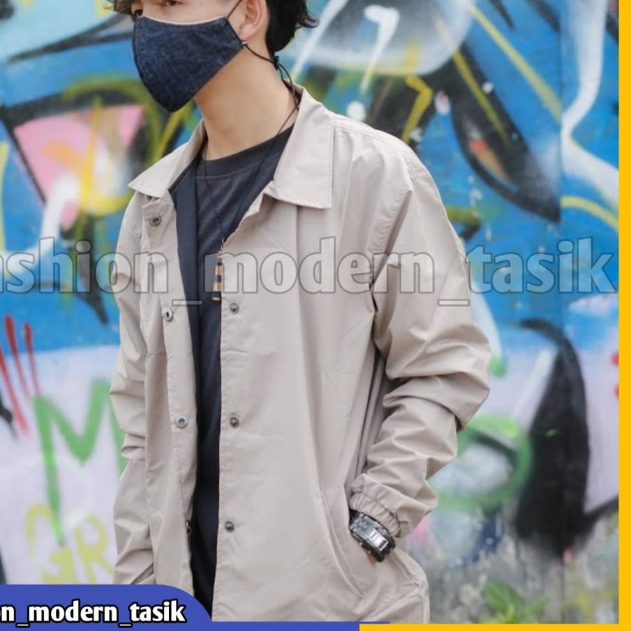 『Hyper Mall WH6』 jaket coach/jaket coach polos/jaket taslan pria/jaket waterproof pria/jaket outdoor