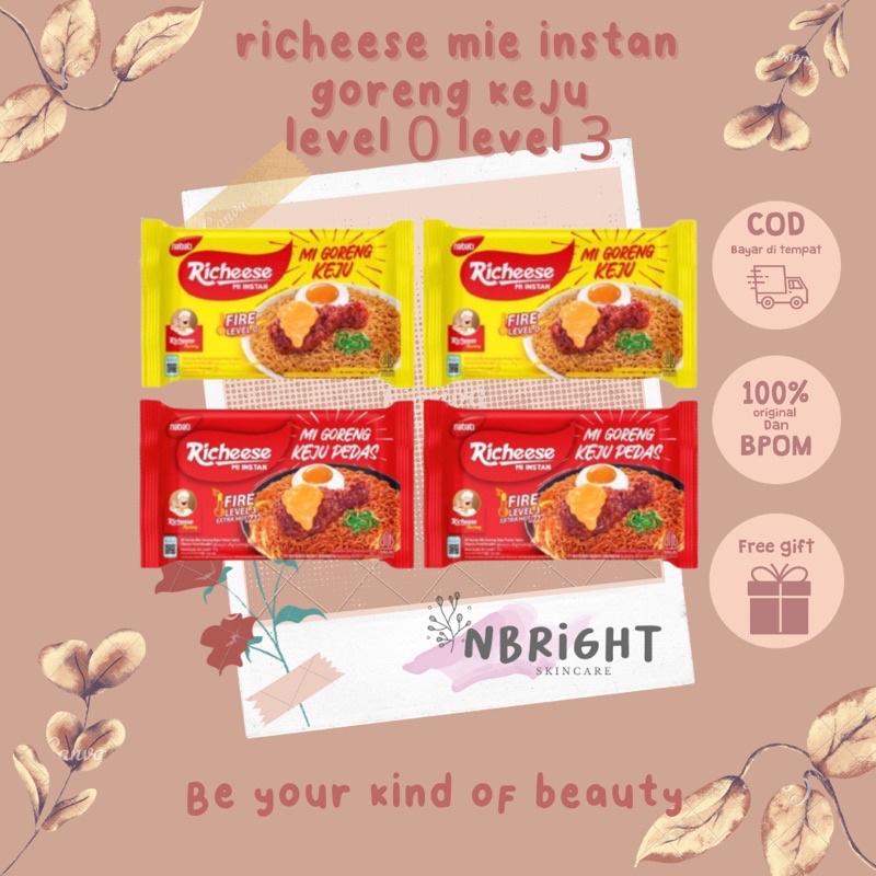 

RICHEESE MIE INSTAN GORENG KEJU LEVEL 0 LEVEL 3 | RICHEESE MIE GORENG KEJU PEDAS