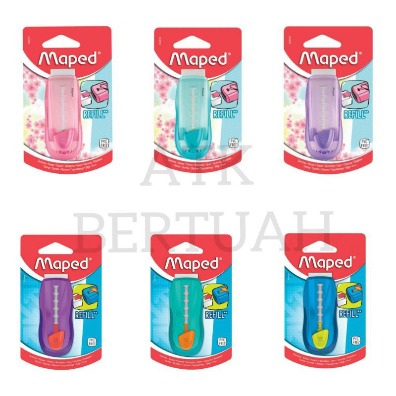 

MAPED UNIVERSAL GOM STICK SLIDE ERASER PENGHAPUS PENSIL GESER