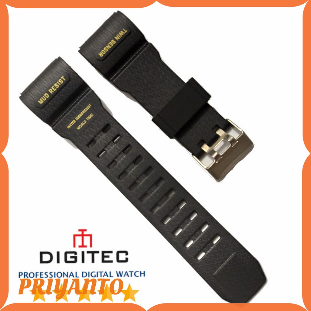 Strap Tali jam Tangan Digitec 2102 Digitec DG-2102T Black