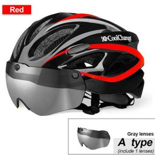 Helm Sepeda dengan Visor Magnet Shopee Indonesia Helm Sepeda dengan Visor Magnet Shopee Indonesia