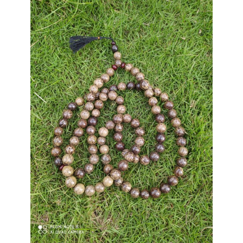 tasbih buah picik/buah gebang 15 mm