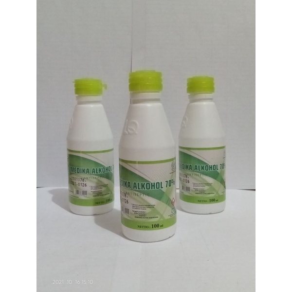 Alkohol antiseptic 70%  Medika 100ml  satuan