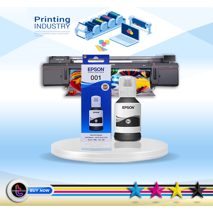 TINTA PRINTER EPSON 001 BLACK SERIES L4150 L4160 L6160 L6170 L6190