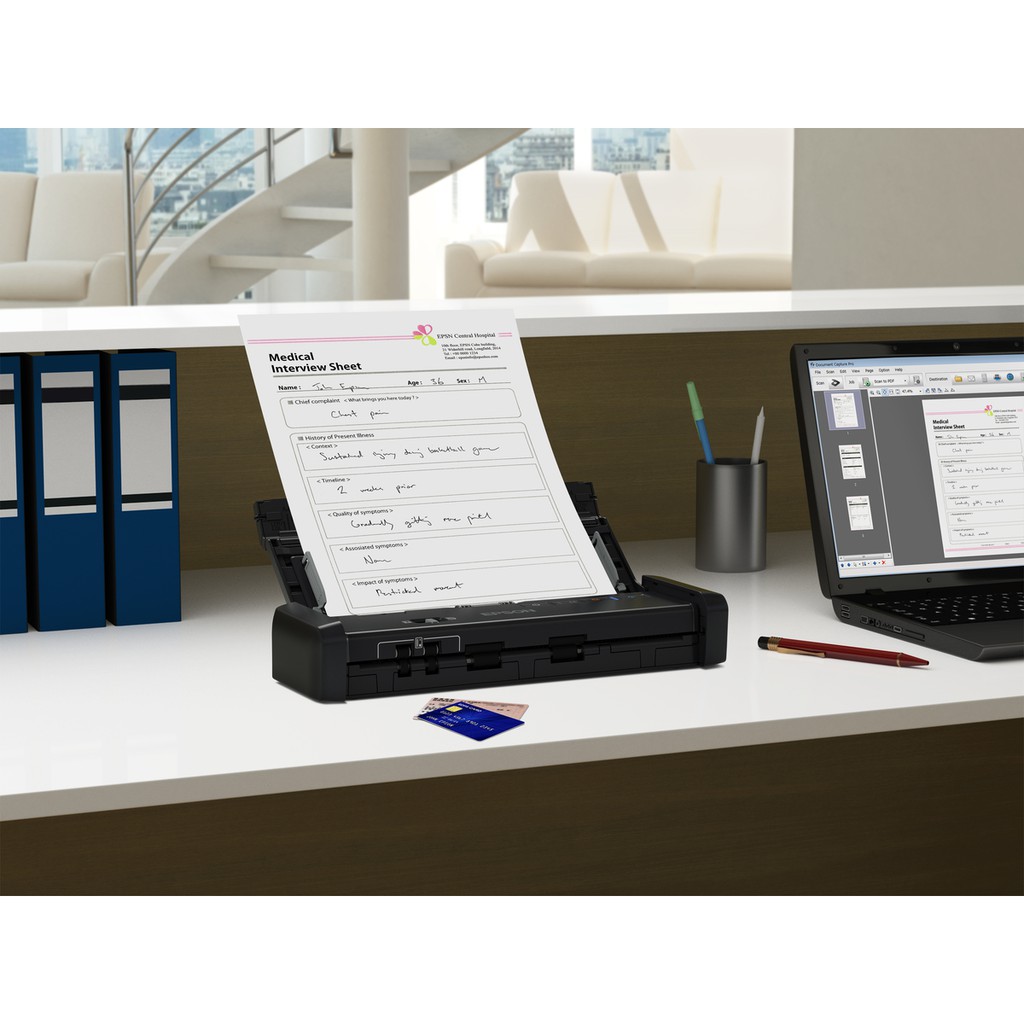 Scanner EPSON DS-310 Portable Sheet-fed Document Garansi Resmi