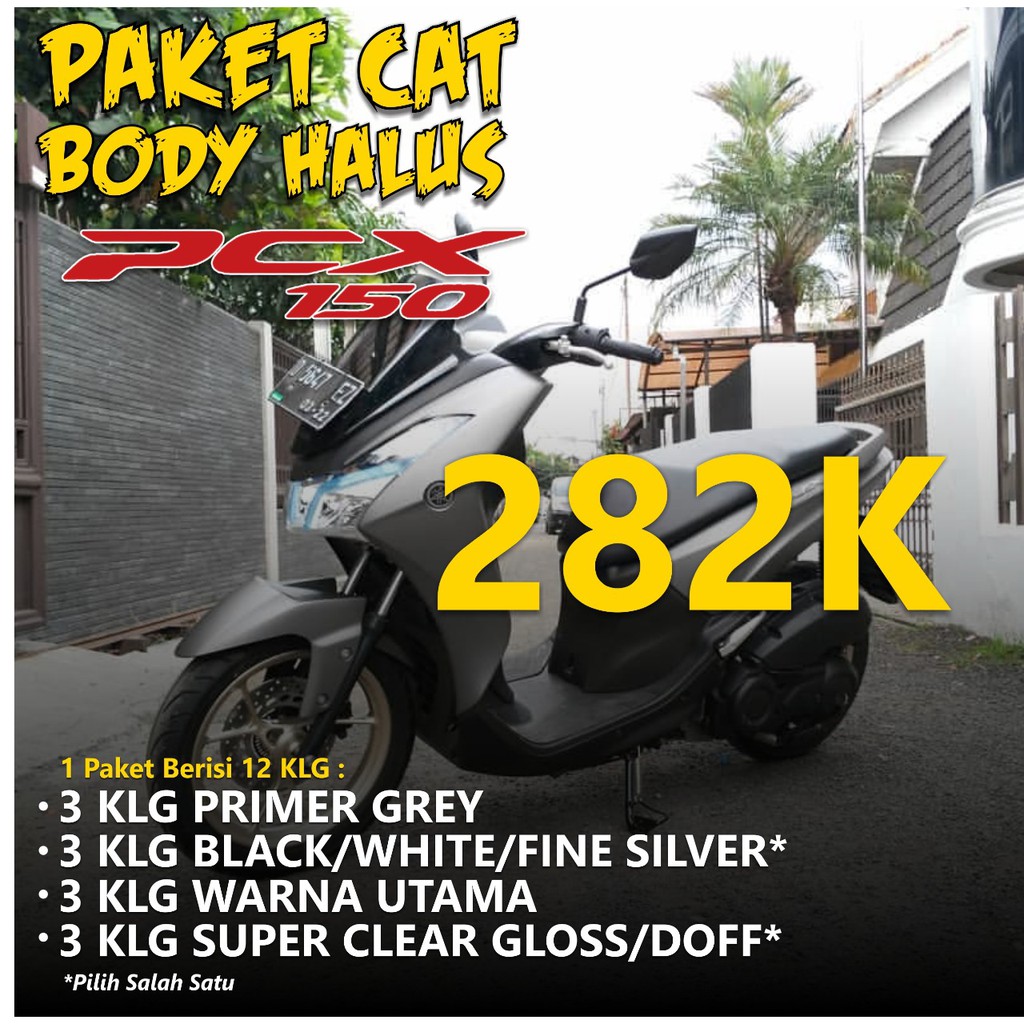 Paket Cat Body Halus Motor Pcx / Sapporo Spray