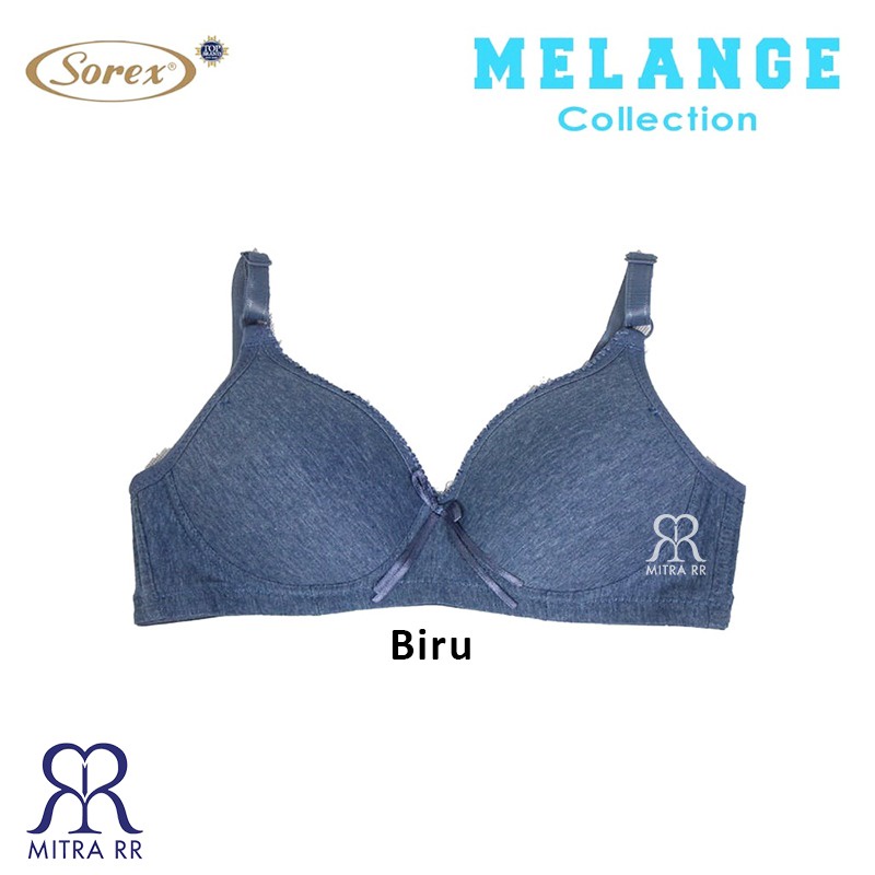 BH Sorex Melange Collections Bra Sorex 11106 Busa Sedang Tanpa Kawat Kait 2 setara Cup B Polos