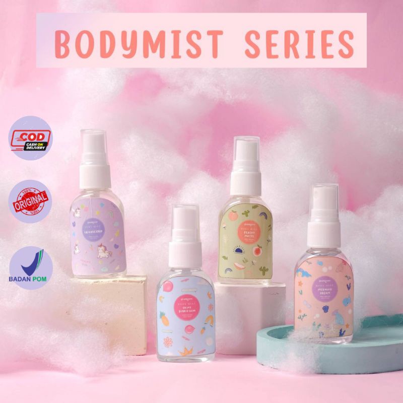 ❤️NATUREUS❤️ BODY MIST Geamoore BPOM - Terlaris [MALANG]