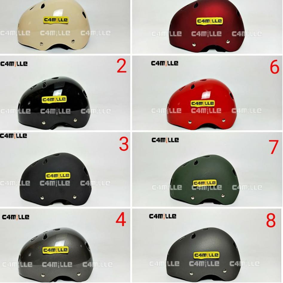 ➴ HELM SEPEDA DEWASA POLOS SEPEDA LIPAT BMX MODEL BATOK HELM MURAH ✤