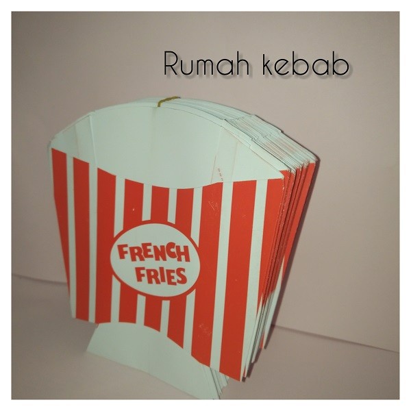 Box Kentang French Fries Besar 10 Pack / Dus French Fries Besar 500 P 078