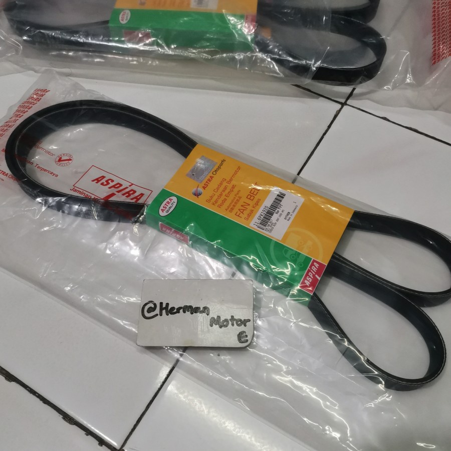 Fanbelt V-belt Aspira Bando Original Rush Terios 2007-2009 HPS (Hydraulic) & Avanza 1.5cc 2004-2011/